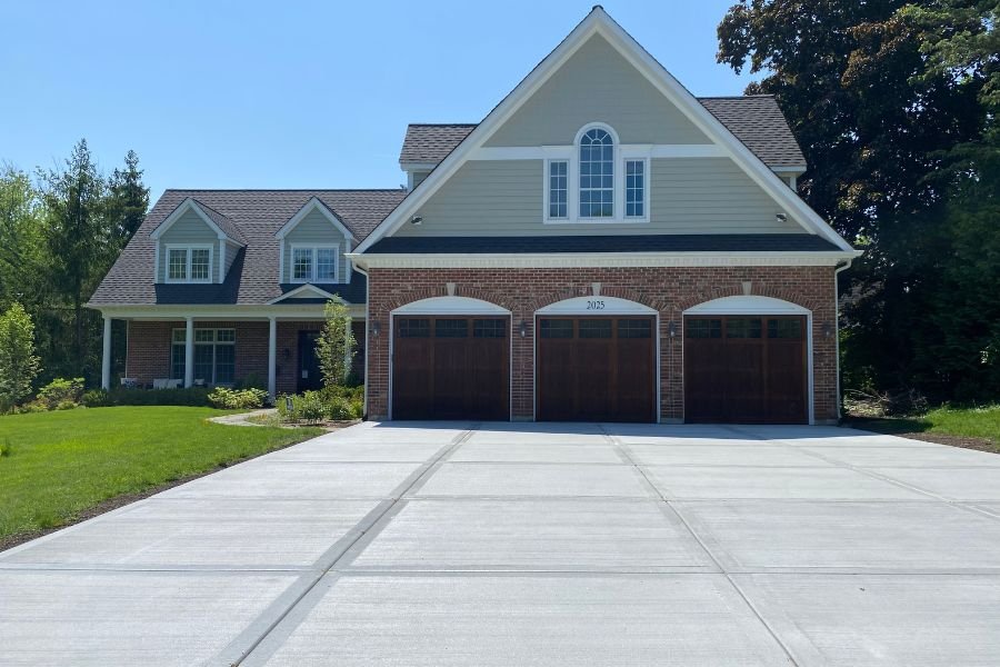 Concrete driveway installation in Ravenna, OH